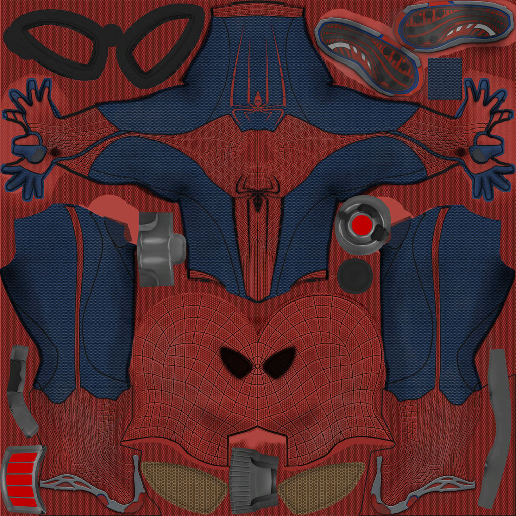 The Amazing Spider Man's Textures