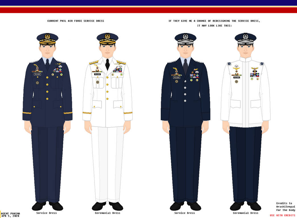 My Idea For A New Ph Air Force Uniform by AgentPhasma on DeviantArt