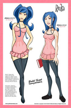 Reika - Model Sheet Color