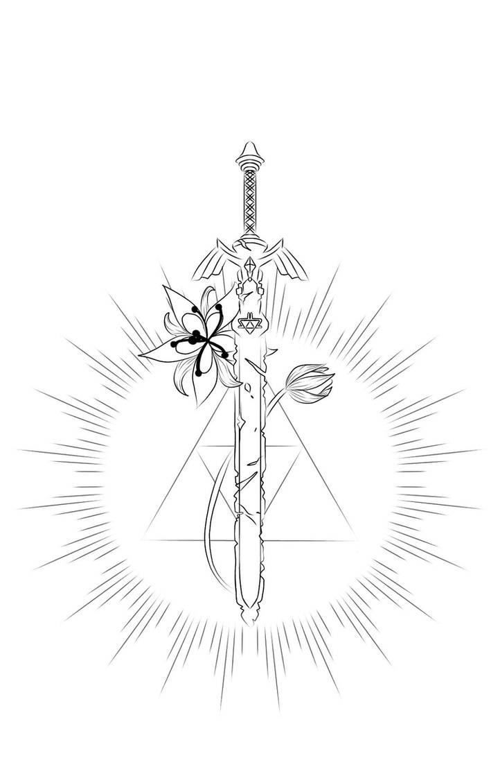 Master Sword Writing Master Sword by AlexiaShadowblade on DeviantArt