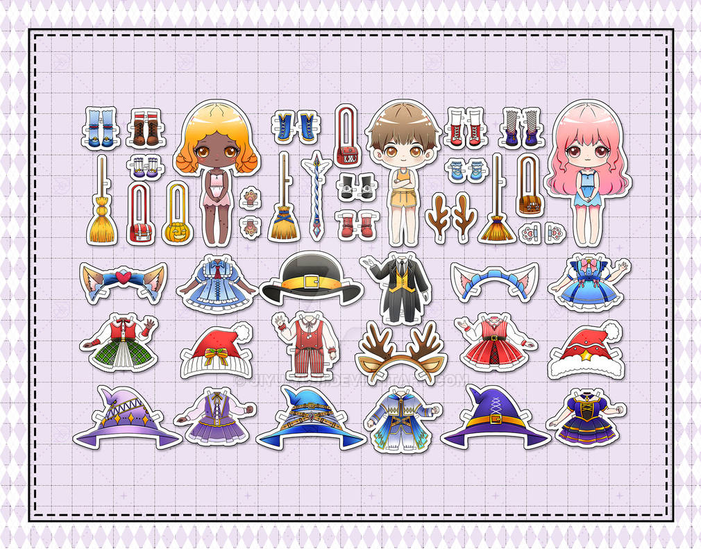 commission-paper-doll-multicultural-chibis-by-jiyu-yuji-on-deviantart for Free Printable Multicultural Paper Dolls Printable Commission Paper Doll - Multicultural Chibis by Jiyu-Yuji on DeviantArt for Free Printable Multicultural Paper Dolls Printable