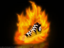 flaming chucks