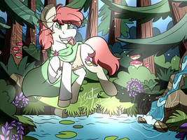 Noble at the Forest Pond - Artfight