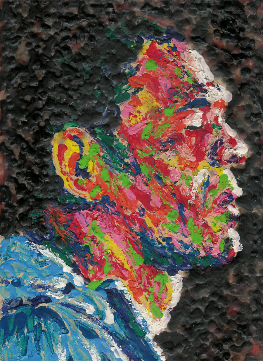 Antonio Rodrigo Minotauro Nogueira melted crayon