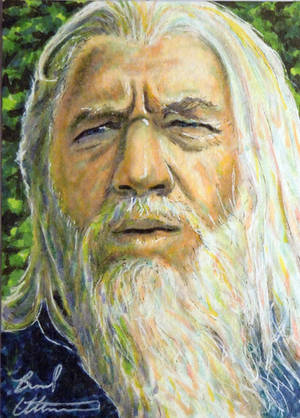 Ian McKellen as Gandalf sketch card