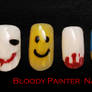Nail art: Bloody Painter