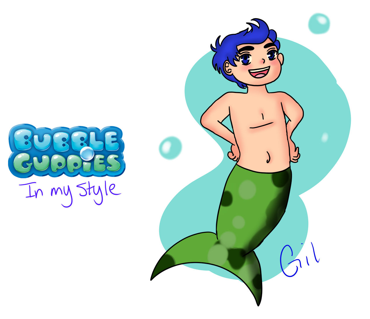 Bubble Guppies In My Style Gil By Artsbylori On Deviantart Bubble Guppies In My Style Gil By Artsbylori On Deviantart
