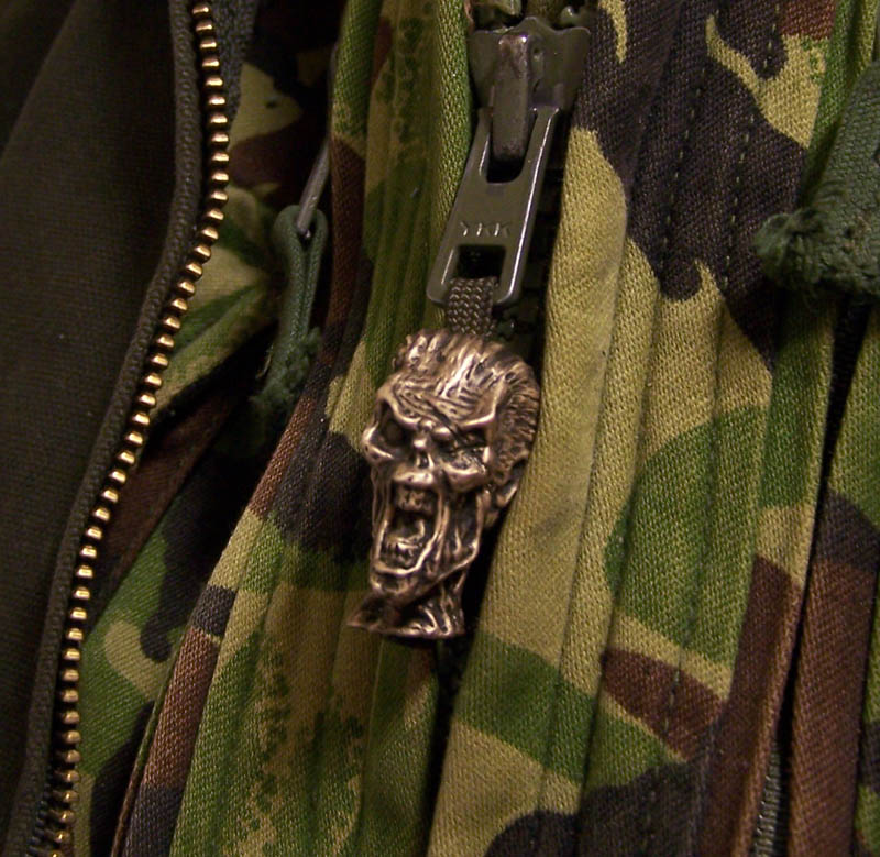 Zombie Head Lanyard Bead