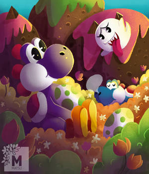 Yoshi's island Fan Art