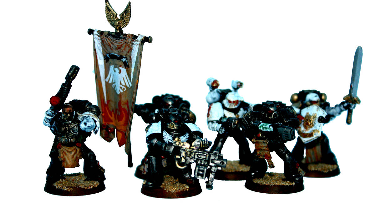 Space Marine Raven Guard Command Squad by rxr1 on DeviantArt