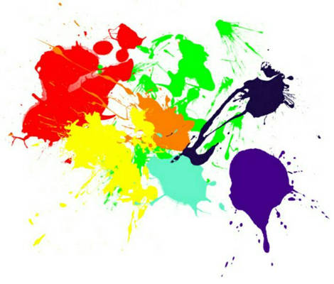 Rainbow Splatter-paint