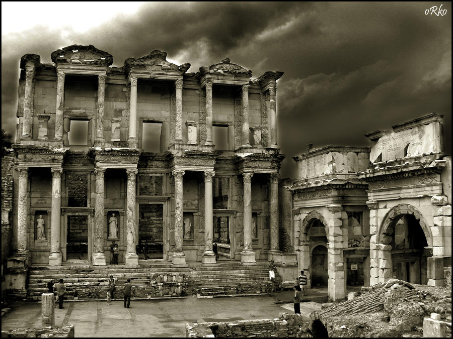 Celsus Library wallpaper