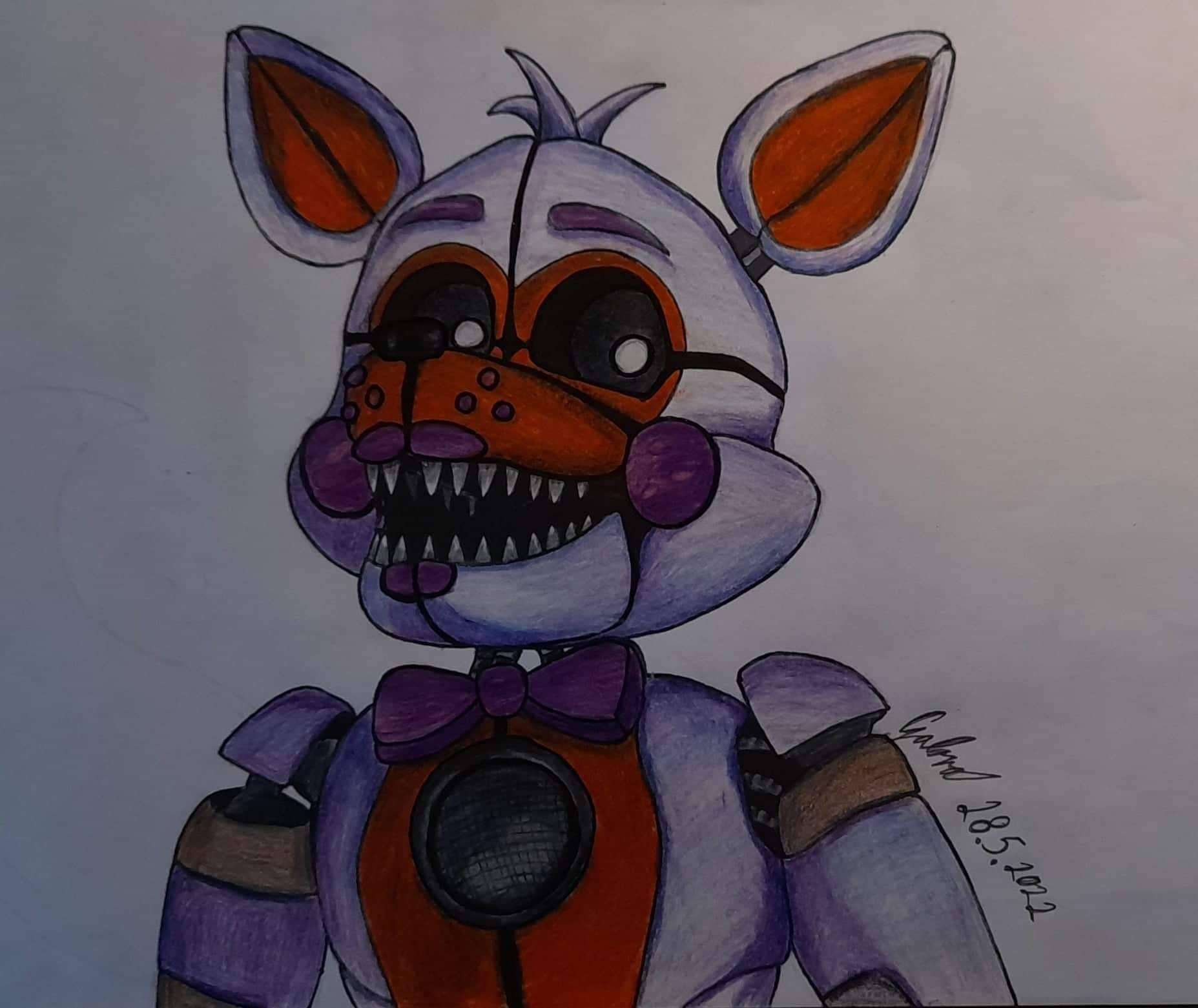 Line Lolbit Fnaf: Sister location BananchikOff - Illustrations ART street