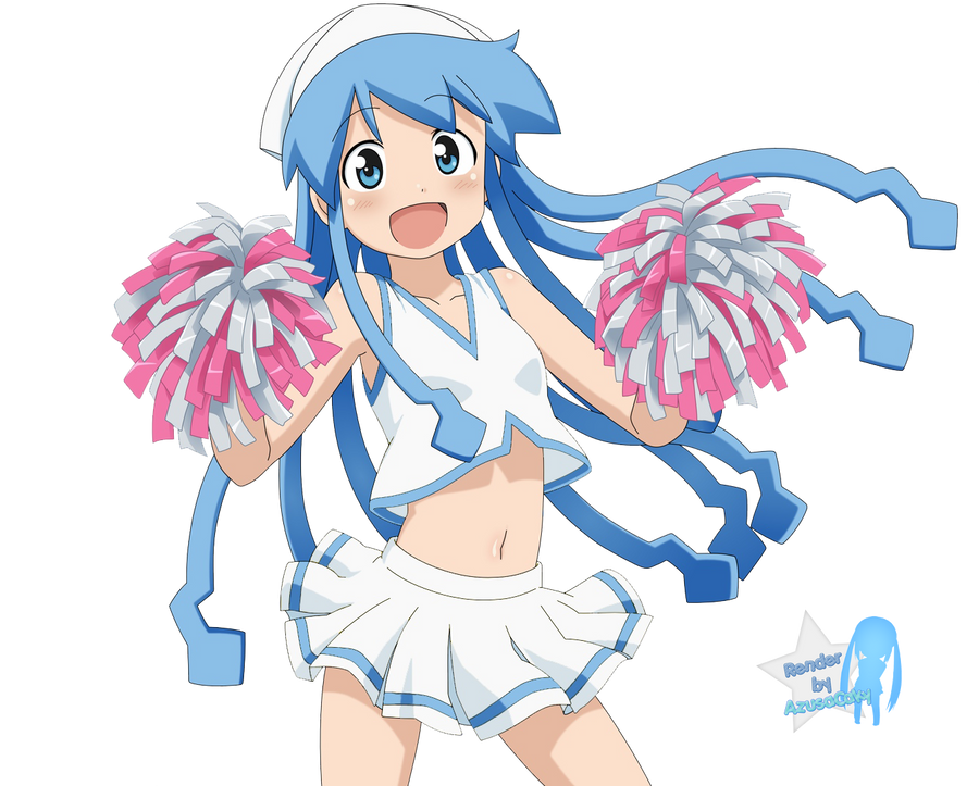 Ika Musume 'Cheerleader' Render