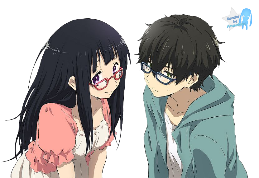 Eru and Oreki 'Glasses' Render