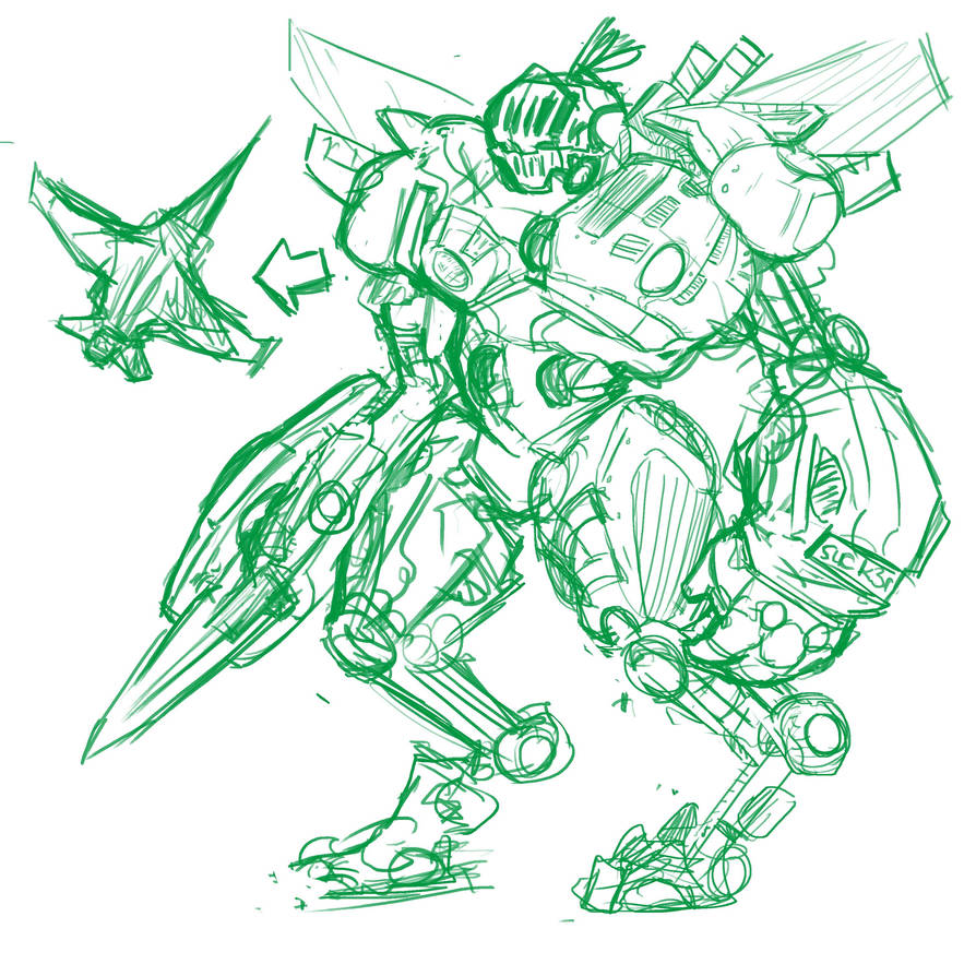 Transformer: rough by AceClarkes on DeviantArt