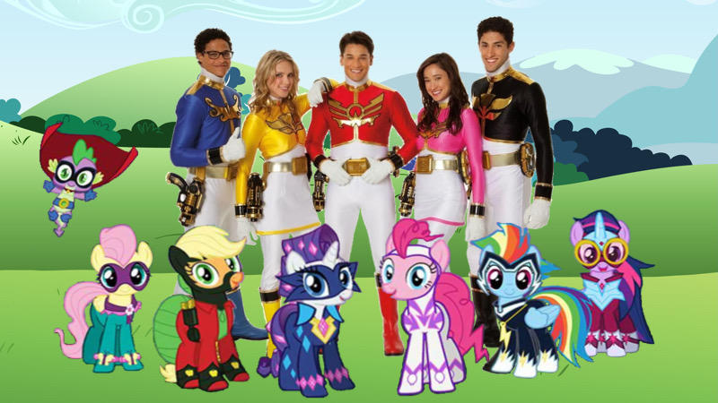 Power Rangers Megaforce VS Power Ponies by SuperSentai2004 on DeviantArt