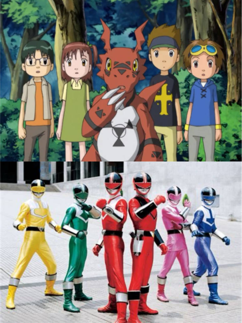 Digimon Tamers Meets The Timerangers by SuperSentai2004 on DeviantArt