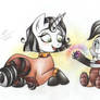 Cassandra and Varian as My Little Pony