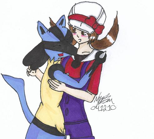 Lucario Suddenly Hugged You