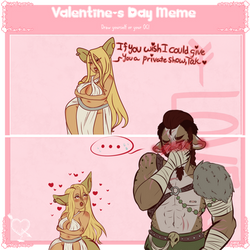 Valentine's Day Meme: Rehema and Takkar