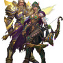 Alleria Windrunner and Turalyon PNG
