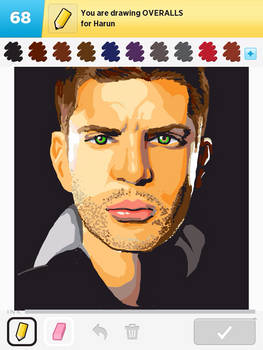 Jensen Ackles/Dean Winchester via Draw Something