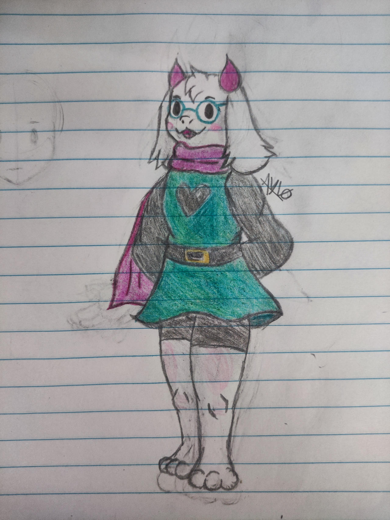 Simple Ralsei Drawing Ralsei drawing :33 by AyloArtzz on DeviantArt