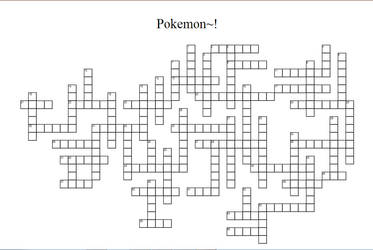 Pokemon Crossword