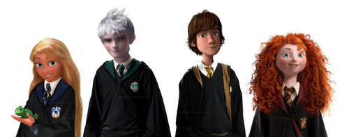 The Big Four Hogwarts AU