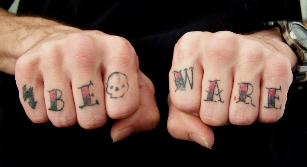 Knuckle Tattoos by slimfadey on DeviantArt Knuckle Tattoos by slimfadey on DeviantArt