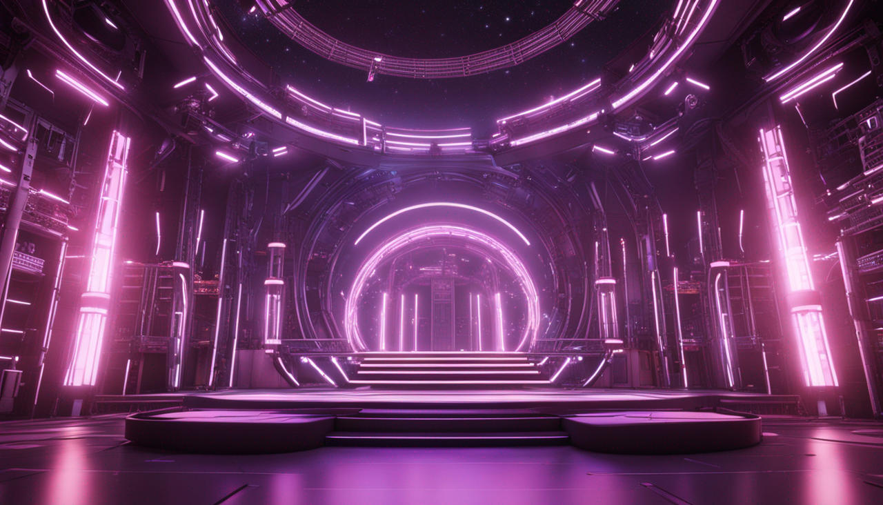 Mmd, Stage, Detailed, 3d Style, Neon Pink by botsandmods on DeviantArt