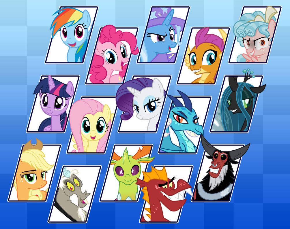 Team Pony Racing Select Character by Amigogogo on DeviantArt