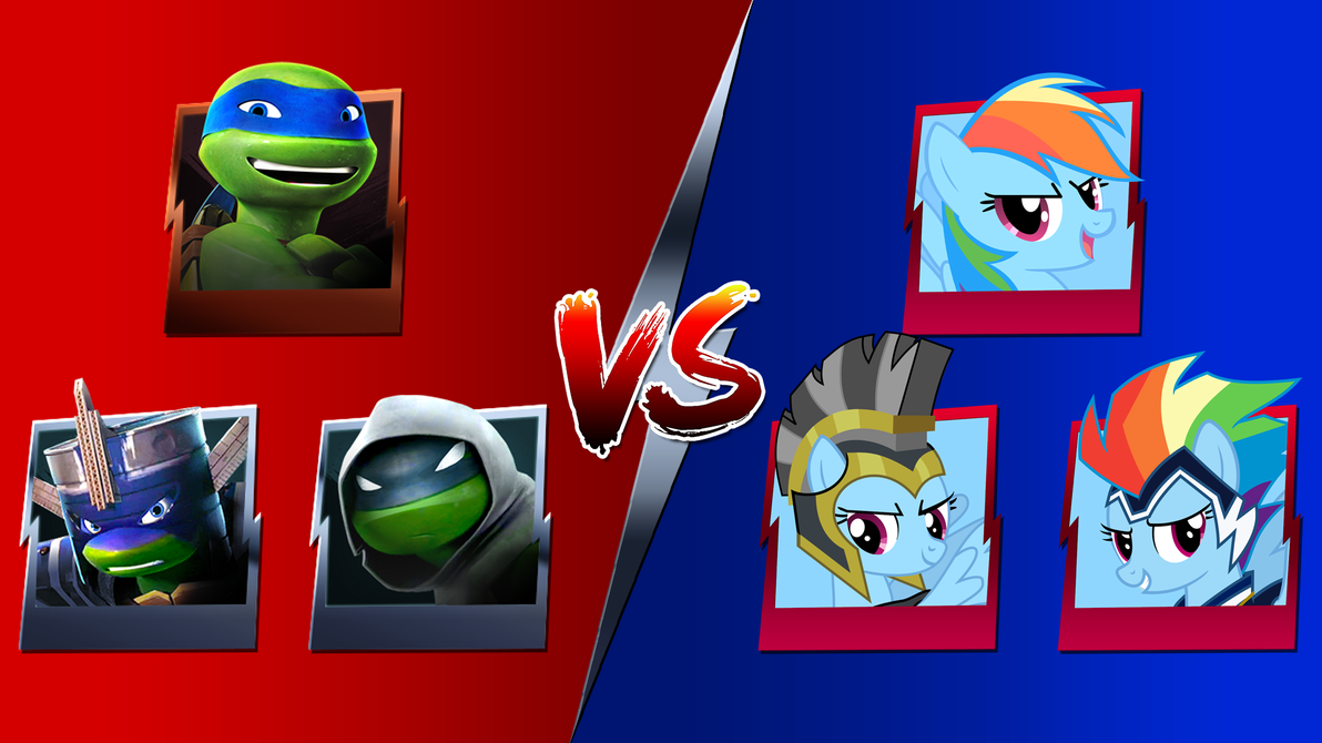 Tmnt Mlp TMNT vs MLP by Amigogogo on DeviantArt
