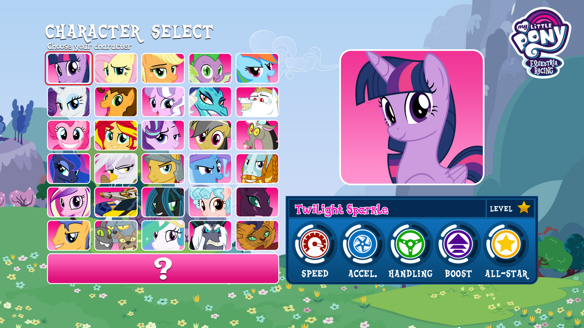 My Little Pony: Equestria Racing by Amigogogo on DeviantArt