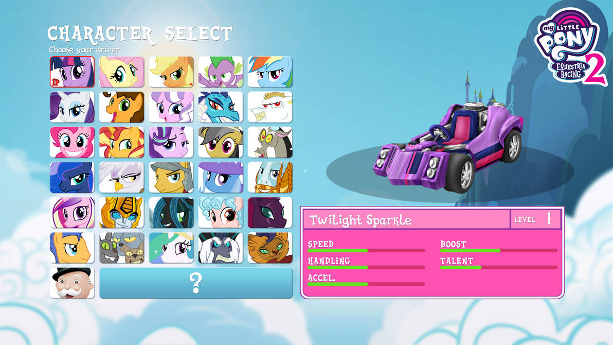 My Little Pony: Equestria Racing 2 Remake by Amigogogo on DeviantArt