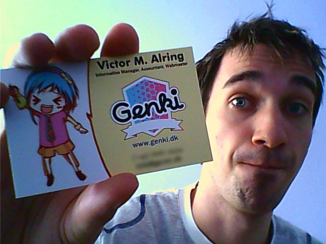 Genki business cards R awsum