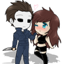 Chibi Horror Love || Commission 1/2