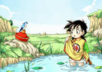 Family 01, Chibi Gohan by pinki100