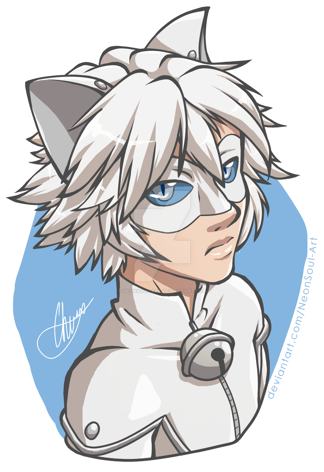 Chat Blanc By Neonsoul Art On Deviantart Chat Blanc By Neonsoul Art On Deviantart