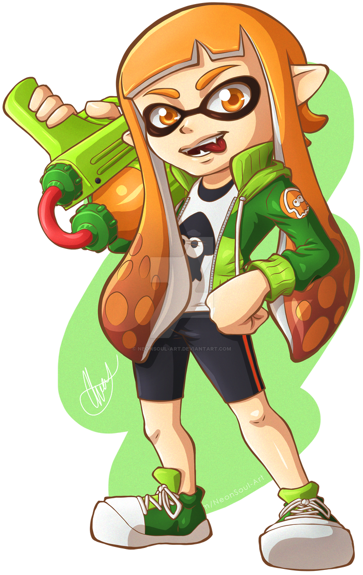 Casual Inkling by NeonSoul-Art on DeviantArt