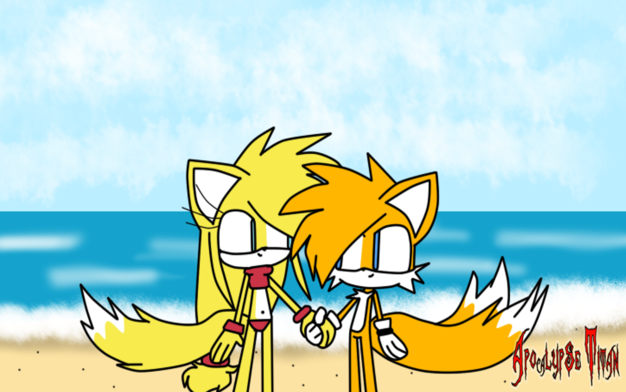 TAILS HAS GIRLFRIENDS?! - Tails and Zooey VS DeviantArt Part 2