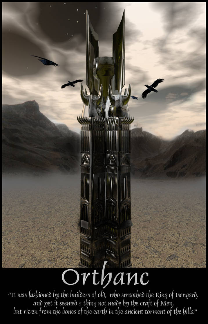 Orthanc, The Tower of Isengard by miladyrai on DeviantArt