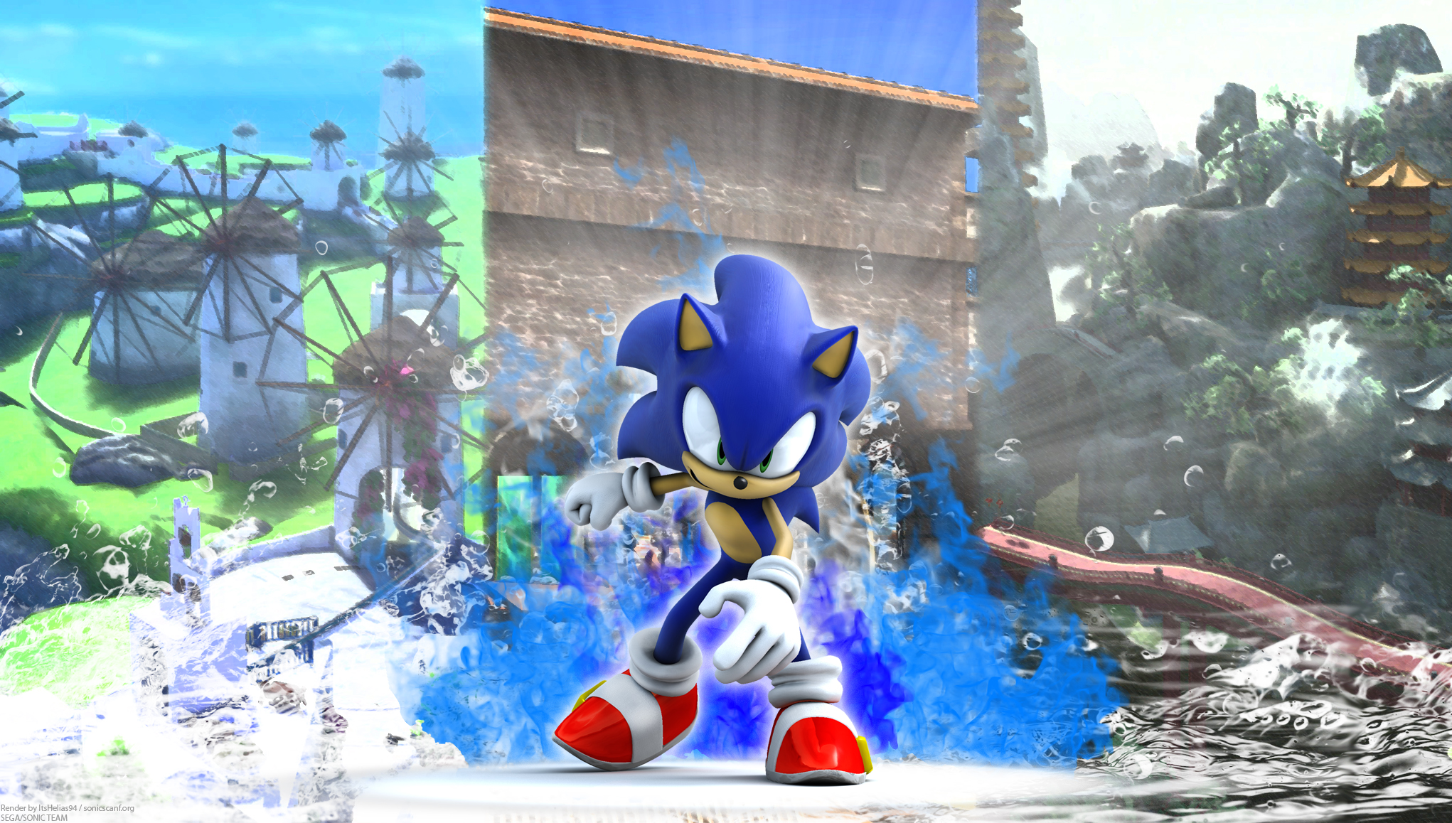 Sonic Unleashed - Running by  on  @DeviantArt