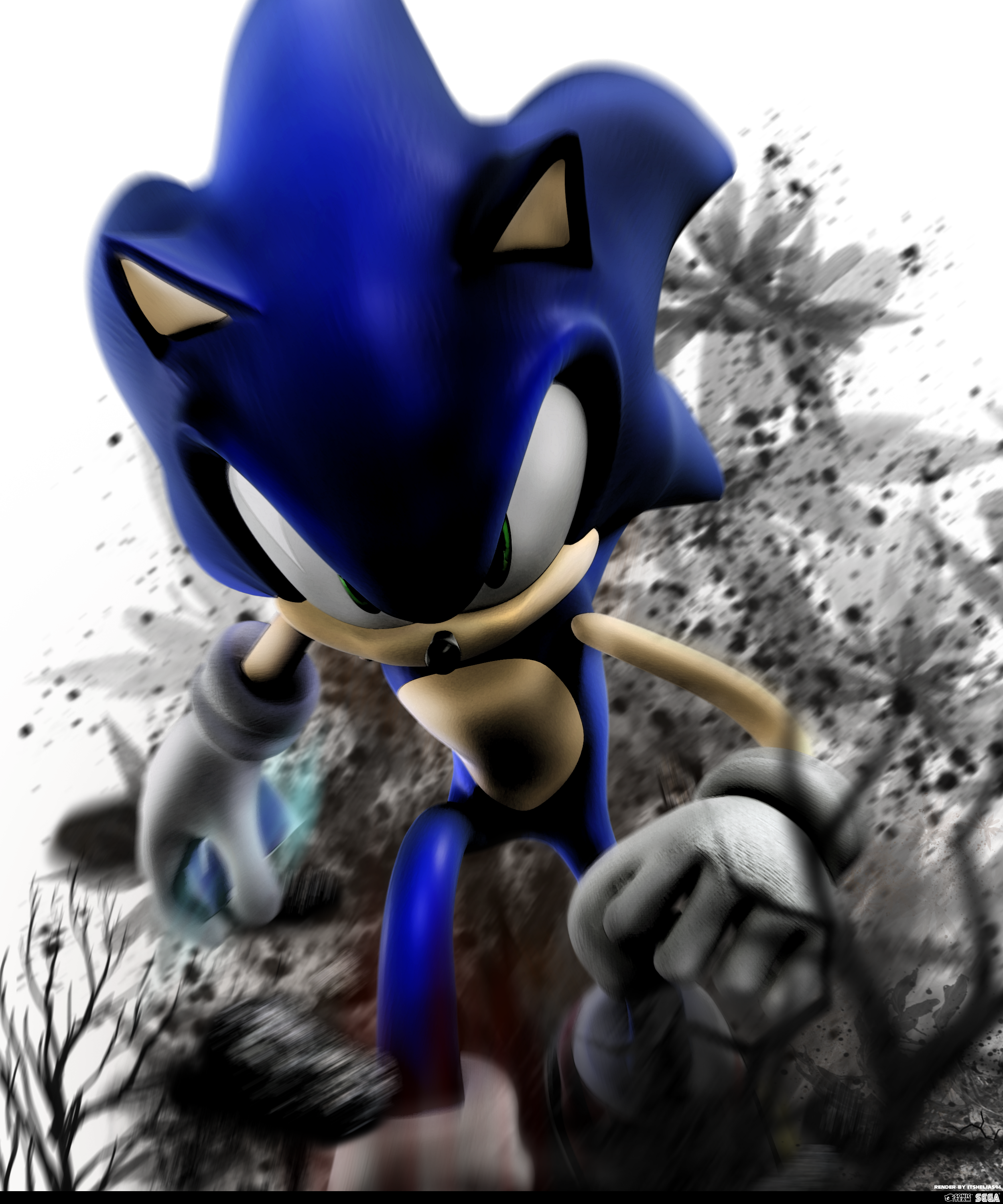 Dark Sonic Time by Fentonxd on DeviantArt