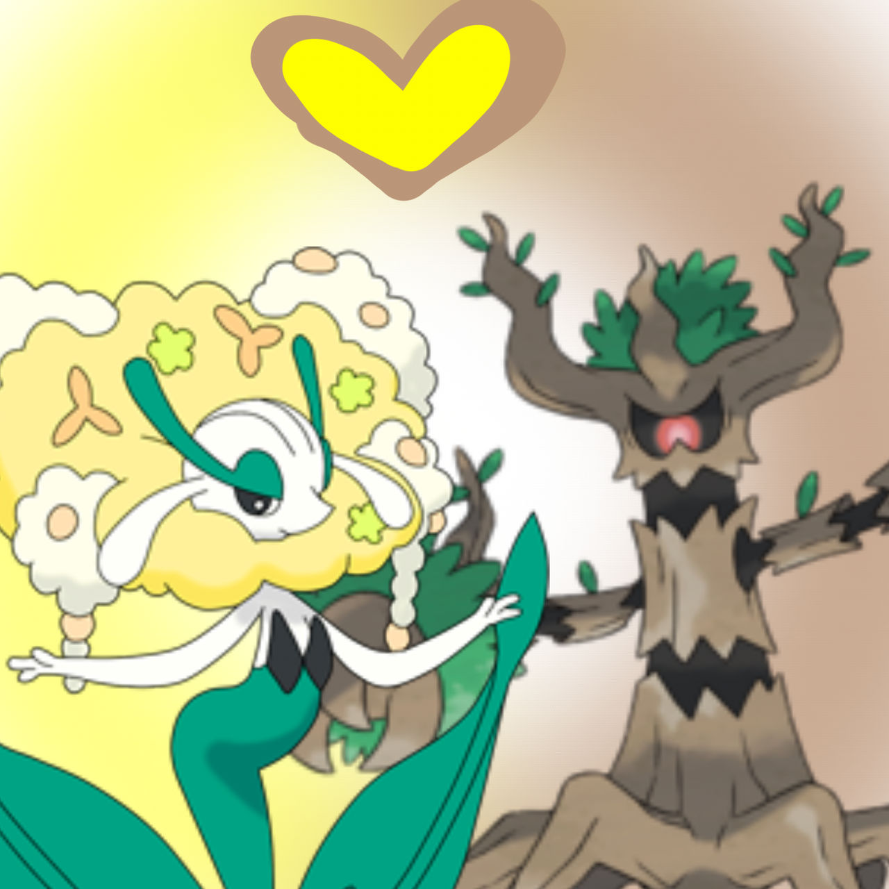 Yellow Florges x Trevenant by 2CherrySakura2 on DeviantArt
