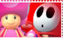 Shyguy x Toadette stamp