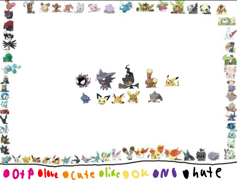 Pixilart - Pokemon Type Chart by jerbear6002