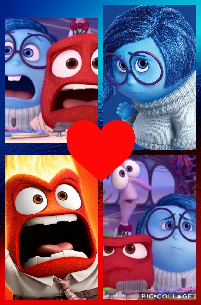 Anger x Sadness Collage (Inside Out) by 2CherrySakura2 on DeviantArt