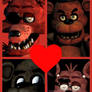 Foxy x Freddy Collage